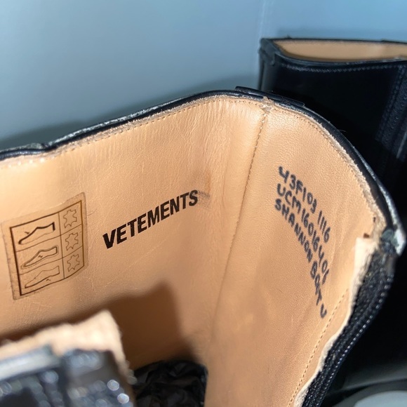 Vetements x Church’s Shannon Boot V size 9 NWT​​​ - Picture 12 of 14